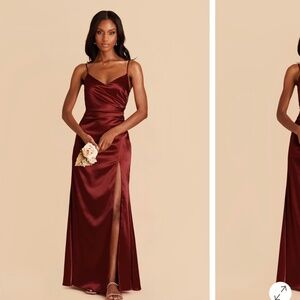 Birdy Grey Catherine Shiny Satin Cabernet